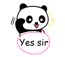 Shui Shui the panda (Eng Ver) sticker #3945261