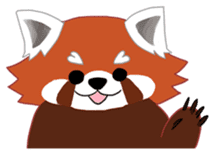 little red panda sticker #3945431