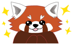 little red panda sticker #3945433