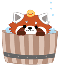 little red panda sticker #3945468