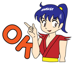 Ninja Girl Wars - The story of Rin -[EG] sticker #3945471