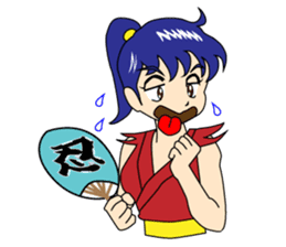 Ninja Girl Wars - The story of Rin -[EG] sticker #3945479