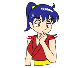 Ninja Girl Wars - The story of Rin -[EG] sticker #3945486