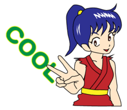 Ninja Girl Wars - The story of Rin -[EG] sticker #3945490