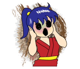 Ninja Girl Wars - The story of Rin -[EG] sticker #3945499