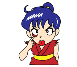 Ninja Girl Wars - The story of Rin -[EG] sticker #3945500