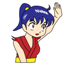 Ninja Girl Wars - The story of Rin -[EG] sticker #3945506