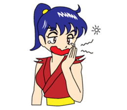 Ninja Girl Wars - The story of Rin -[EG] sticker #3945508