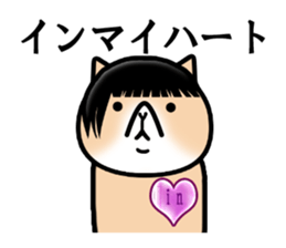 Good looking guy Cat sticker #3946958