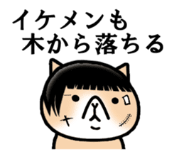 Good looking guy Cat sticker #3946962