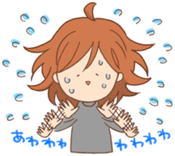 Indoor-based girls sticker #3947195