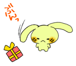 Melonpan Rabbit sticker #3947211