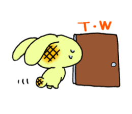 Melonpan Rabbit sticker #3947233