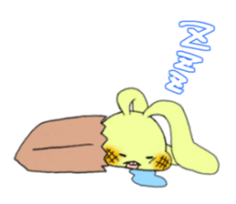 Melonpan Rabbit sticker #3947235