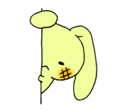 Melonpan Rabbit sticker #3947239