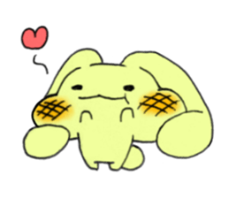 Melonpan Rabbit sticker #3947242