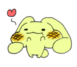 Melonpan Rabbit sticker #3947242