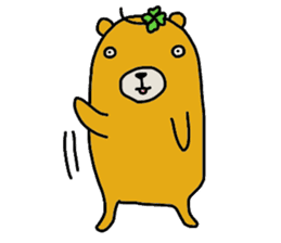 four leaf clover bear sticker #3947327