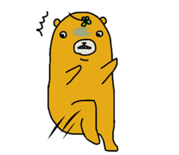 four leaf clover bear sticker #3947332