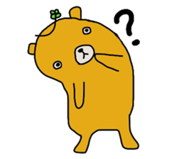 four leaf clover bear sticker #3947333