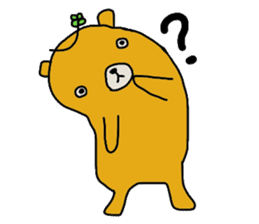 four leaf clover bear sticker #3947333