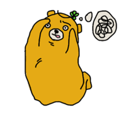 four leaf clover bear sticker #3947343