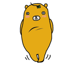 four leaf clover bear sticker #3947347