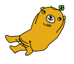 four leaf clover bear sticker #3947353