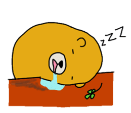 four leaf clover bear sticker #3947356