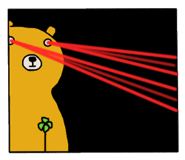 four leaf clover bear sticker #3947361