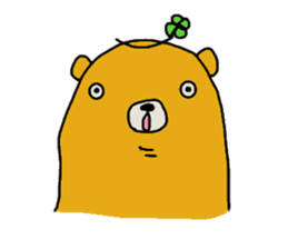 four leaf clover bear sticker #3947366