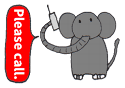 Pretty Playful ELEPHANT sticker #3948129