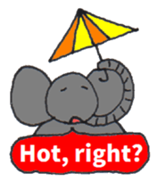 Pretty Playful ELEPHANT sticker #3948130