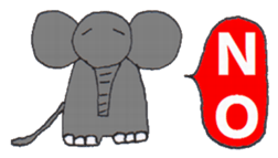 Pretty Playful ELEPHANT sticker #3948132