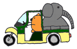 Pretty Playful ELEPHANT sticker #3948133