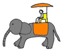 Pretty Playful ELEPHANT sticker #3948134