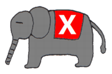 Pretty Playful ELEPHANT sticker #3948136