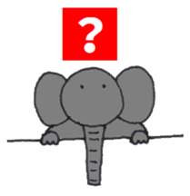 Pretty Playful ELEPHANT sticker #3948137