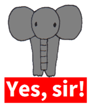 Pretty Playful ELEPHANT sticker #3948139