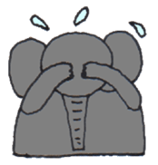 Pretty Playful ELEPHANT sticker #3948145