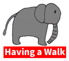 Pretty Playful ELEPHANT sticker #3948148