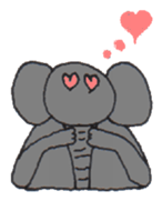 Pretty Playful ELEPHANT sticker #3948153