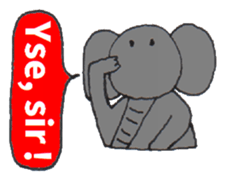 Pretty Playful ELEPHANT sticker #3948155