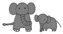 Pretty Playful ELEPHANT sticker #3948157