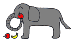Pretty Playful ELEPHANT sticker #3948159