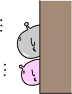 Mr. and Mrs. alien sticker #3948376