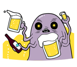 Conquest of the Earth ! Mr. Sato sticker #3948583