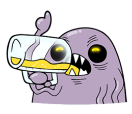 Conquest of the Earth ! Mr. Sato sticker #3948584