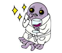 Conquest of the Earth ! Mr. Sato sticker #3948603