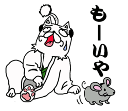 Topknot cat-like sticker #3949345